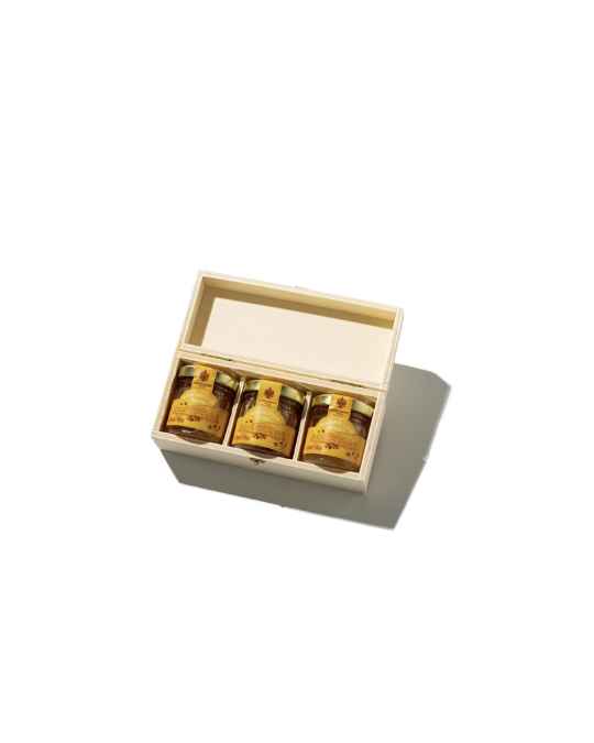 デメル ハニートリオ 150g 木箱入りはちみつセット