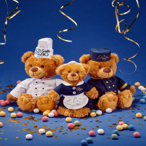 Ritz Paris リッツパリ テディベア キーホルダー lourson-porte-cle-groom :リッツ•パリ テディベア
