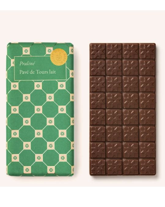 パリ最古の菓子店の一枚。ミルク＆ダーク2枚セット。