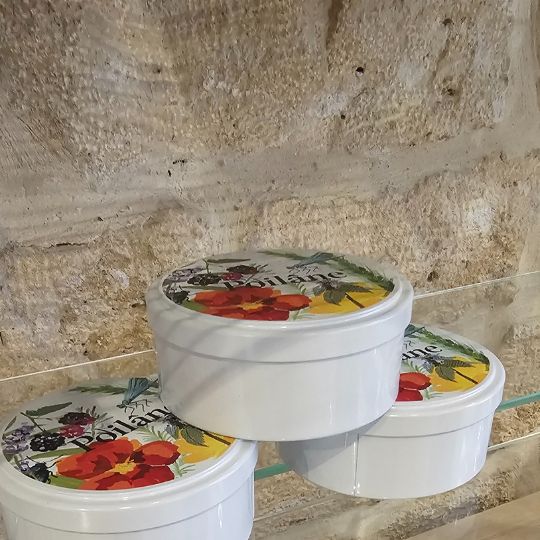 Poilâne 保存缶 cylpoilane :フランス🇫🇷パリ直送で約4日から12日で届く、お菓子缶