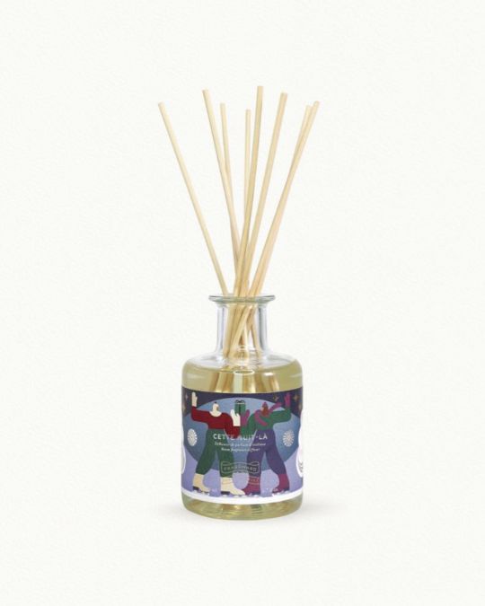 フラゴナールの限定ディフューザー「CETTE NUIT LA」。日本未発売の希少なクリスマス限定品。深みある香りで冬の空間を上品に演出