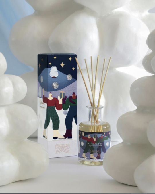 CETTE NUIT LAはフランス限定の人気ディフューザー。日本では手に入らない特別なクリスマスコレクション。大人の香りが静かな夜を彩る。