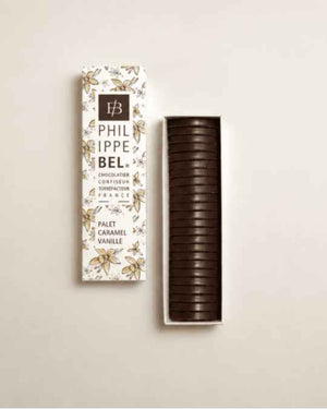 フィリップベルのパレ キャラメル マダガスカル産バニラ入りダークチョコレート
