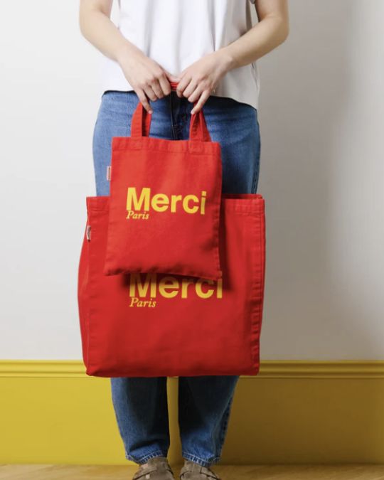 毎日使いたくなる、パリの人気店Merciのトート。耐久性と実用性を兼ね備えた一品。